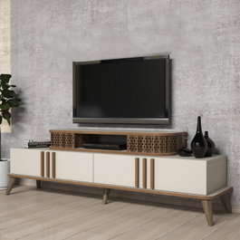 Hanah Home Mueble para televisor Eylul - Crema
